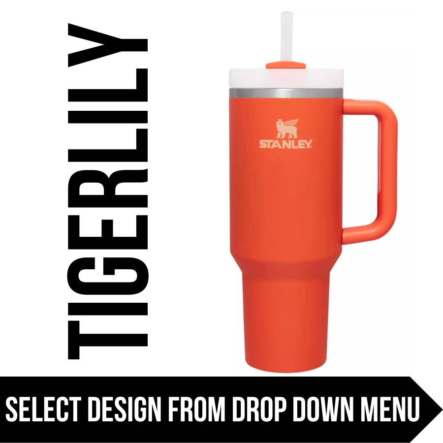 Add your business logo to a custom Stanley tumbler as a full-wrap