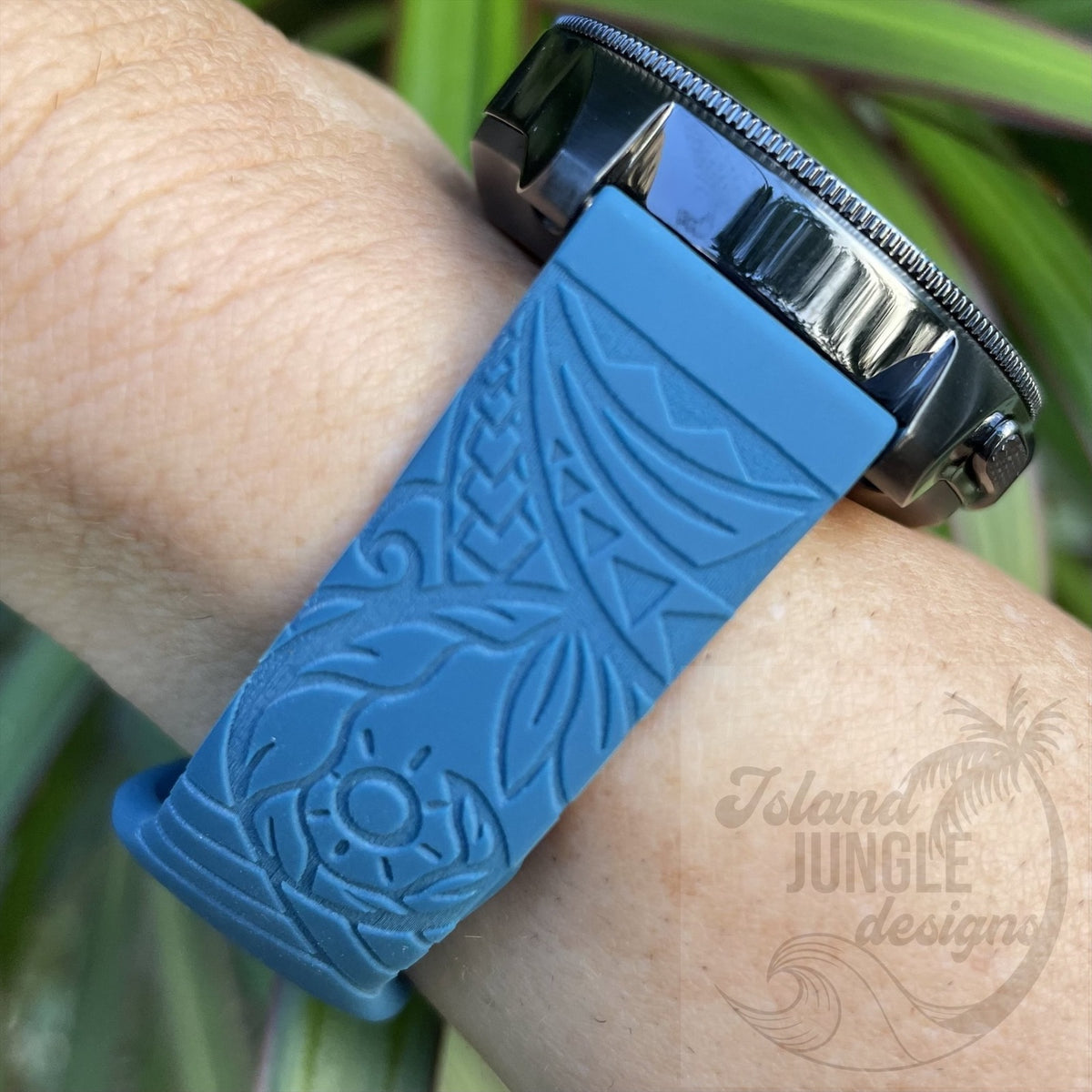 Checkered 20mm Silicone Watch Band Compatible with Samsung & More – Island  Jungle Designs