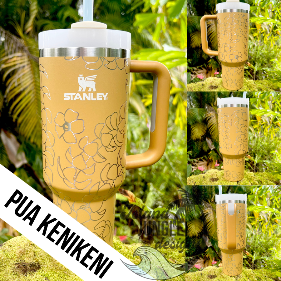 Tigerlily Made to Order-Laser Engraved 40oz Quencher Tumbler-Full