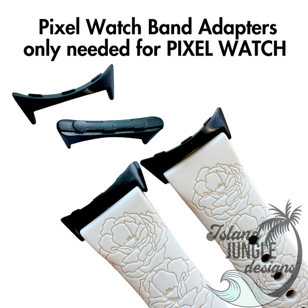 Lei Palapalai 20mm Silicone Watch Band Compatible with Samsung & More