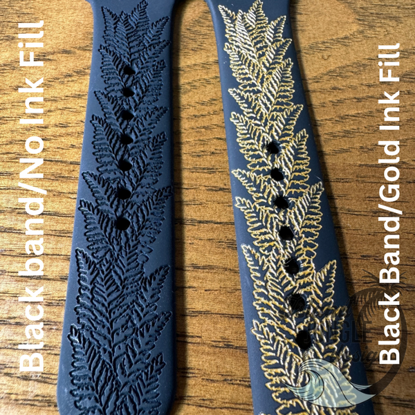 Lei Palapalai Silicone Watch Band Compatible with Fitbit Versa, Versa 2, and Versa Lite