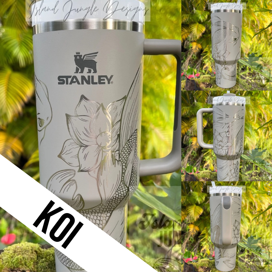 Tigerlily Made to Order-Laser Engraved 40oz Quencher Tumbler-Full Wr –  Island Jungle Designs