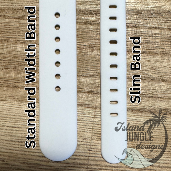 Slim Silicone Watch Band Compatible with Series 1-9, SE & Ultra