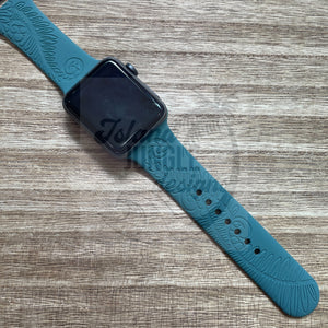 Fern Silicone Watch Band Compatible with Series 1-9, SE & Ultra ...