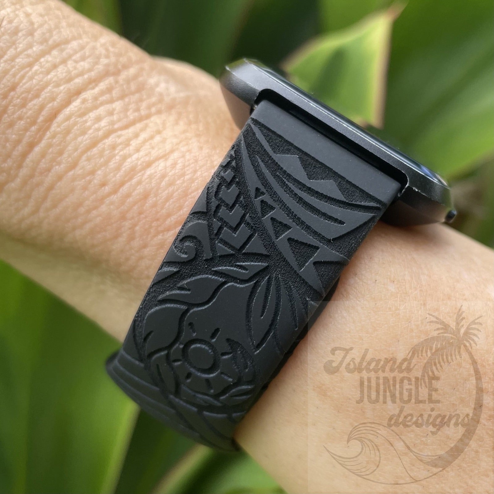 Watch Bands Compatible with FitBit Versa Versa 2 Versa Lite Island Jungle Designs